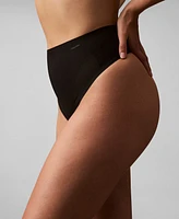 Calvin Klein Women's Stay-Put Firm Mesh Thong Underwear QF8165