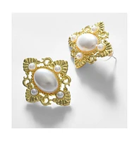 Sohi Women's Victorian Drop Earrings