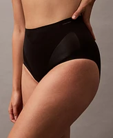 Calvin Klein Women's Stay-Put Firm Mesh Brief Shaping Underwear QF8173