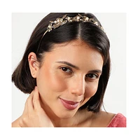 Sohi Women's Gold Plated Designer Hairband