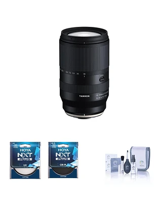Tamron 18-300mm f/3.5-6.3 Di Iii-a Vc Vxd Lens for Sony E Bundle with 67mm Uv and Cpl Filters, Cleaning Kit