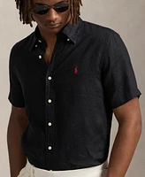 Polo Ralph Lauren Men's Short-Sleeve Linen Button-Up