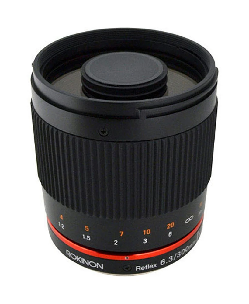 Rokinon Rokinon 300M-fx-bk 300mm F6.3 Mirror Lens for Fuji X Mirrorless Interchangeable Lens Cameras , Black