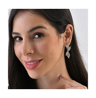 Sohi Women's Gold Plated Designer Drop Earrings