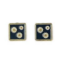 Sohi Women's Gold Plated Designer Stud Earrings