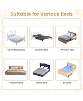 Costway Toddler 59'' Breathable Safety Bed Rail Guard