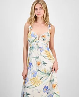 Astr the Label Women's Emese Pleated Floral Maxi Dress