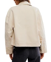 Free People Women's Sally Cotton Canvas Jacket