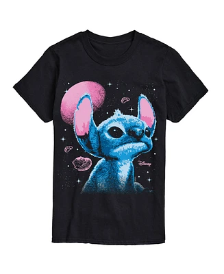 Airwaves Men's Lilo and Stitch Live Action Space Short Sleeve T-Shirt