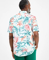 Club Room Men's Numa Regular-Fit Floral Button-Down Poplin Shirt, Exclusively at Macy's