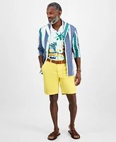 Club Room Men's Cotton Long-Sleeve Beach Stripe Cardigan, Exclusively at Macy's