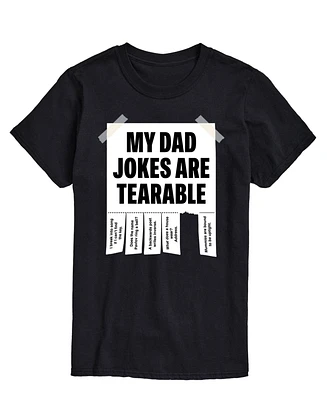 Airwaves Men's My Dad Jokes are Tearable Short Sleeve T-Shirt