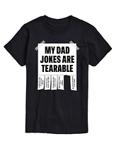 Airwaves Men's My Dad Jokes are Tearable Short Sleeve T-Shirt