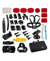 Dji Osmo Action 4 Camera Standard Combo, Bundle with Froggi Extreme Sport Accessory Kit and 64GB microSDXC Memory Card