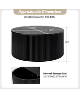 Lance 35.4" Round Coffee Table