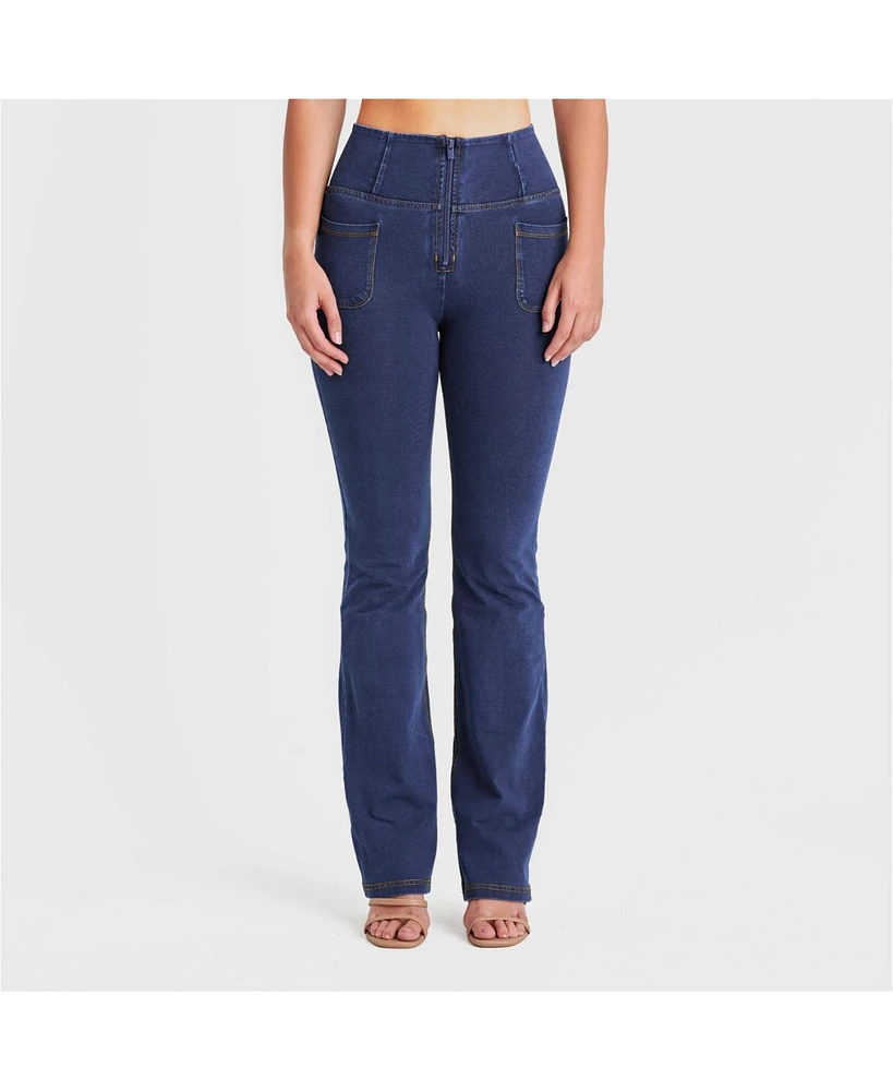Freddy Women's Wr.up Denim Front Pocket Flare Jeans