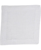 Saro Lifestyle Pure Linen Tea Napkins, 6" x 6"