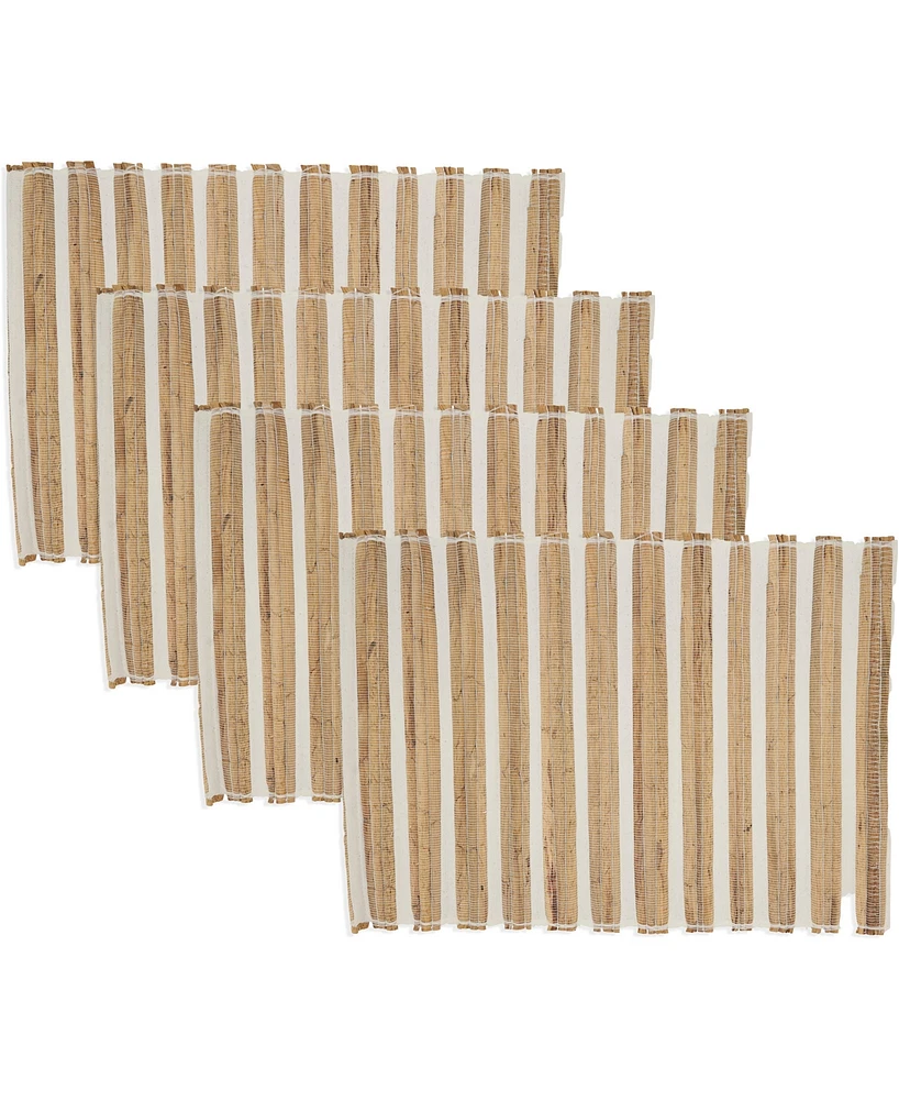 Saro Lifestyle Rustic Weave Hyacinth Placemats, 14" x 20"