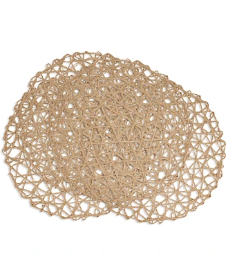 Saro Lifestyle Wire Duo Placemats, 15" Round