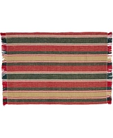 Saro Lifestyle Everyday Plaid Placemats and Napkins, Set of 8