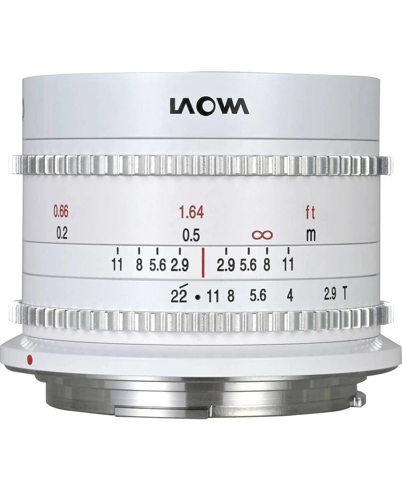 Venus Laowa 9mm T2.9 Zero-d Cine Lens for Canon Rf, White