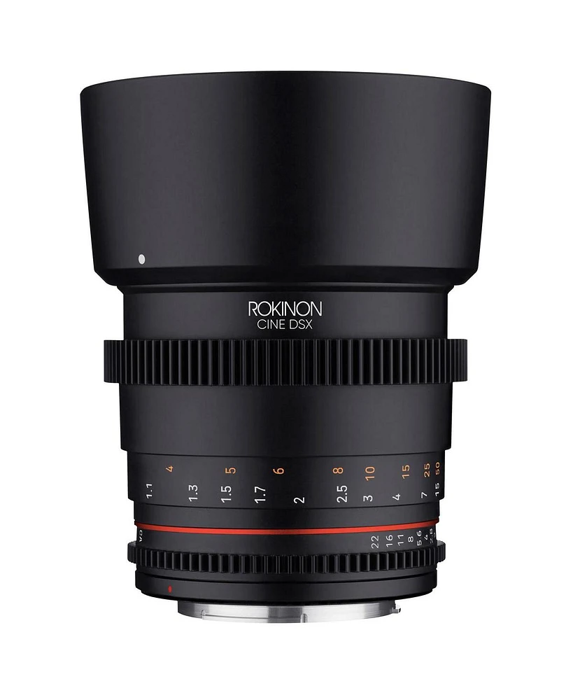 Rokinon 85mm T1.5 Cine Dsx High-Speed Lens for Fuji X