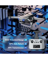 Contixo F28-Premium Gps Drone, 4K Camera, 3-Axis Gimbal, 30 Min Flight - Foldable