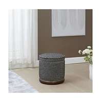 Fiorelli Round Boucle Ottoman