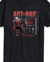 Airwaves Men's Marvel Ant-Man Game Short Sleeve T-Shirt