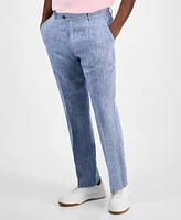 Club Room Men's Linen Cross-Dye Pants, Created for Macy's