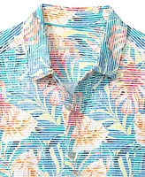 Tommy Bahama Men's Costa Wave Positano Palms Short Sleeve Shirt
