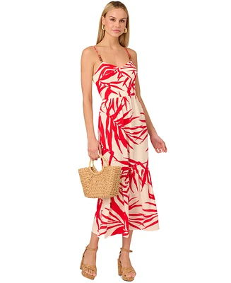 Adrianna by Papell Printed Sleeveless Midi Dress