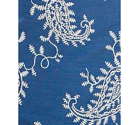 Trixxi Juniors' Emma Paisley-Embroidered Tie-Back Mini Dress