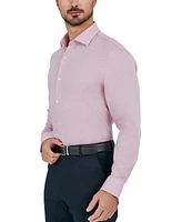Perry Ellis Portfolio Men's King Micro-Pattern Dress Shirt