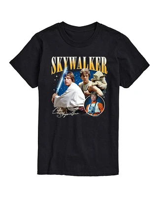 Airwaves Men's Star Wars Luke Skywalker Short Sleeve T-Shirt