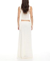 Lioness Womens In Your Dreams Textured Top Maxi Skirt