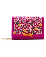 Betsey Johnson Confetti Floral Sparkler Small Crossbody Bag