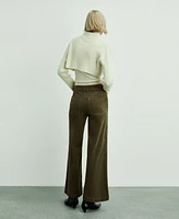 Mango Women's Catherin Culotte Corduroy Pants