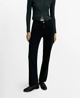 Mango Women's Matilda Medium-Rise Straight-Fit Jeans