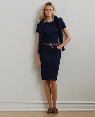 Lauren Ralph Denim Skirt