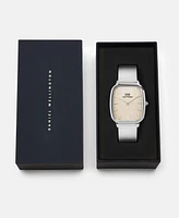 Daniel Wellington Men's Analog Silver-Tone Stainless Steel Watch, 32mm