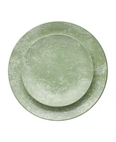 Godinger Wingate Green 12 Piece Dinnerware Set, Service for 4