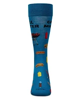 MeMoi Men's Grill Master Rayon Crew Socks