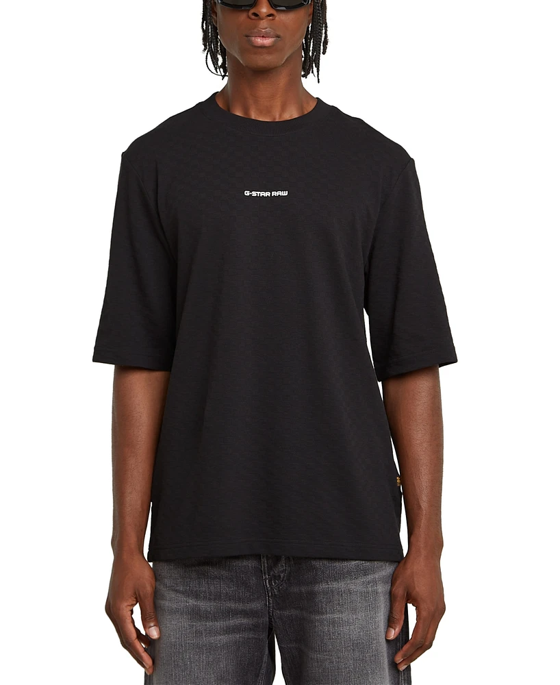 G-Star Raw Men's Checquard Tweeter Lightweight Sweater T-Shirt