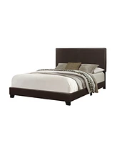 Upholstered Platform Bed Frame with Padded Headboard