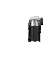 Fujifilm X-T50 Mirrorless Camera, Silver, Bundle with 64GB Sdxc Memory Card and Shoulder Bag