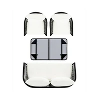 Belmi 4PC Rope Living Set
