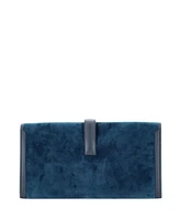 Pre-Owned Hermes 29 Jige Elan Clutch Doblis Suede