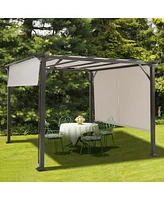 Heavy Duty Metal Frame Patio Shelter – Outdoor Furniture Cover for Garden and Porch
