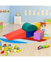 Indoor Baby Toddler 6-Piece Climb Crawl Play Set – Safe, Fun, and Engaging